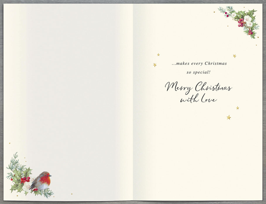 UKG 'Simply Traditional Mum & Dad' Christmas Card