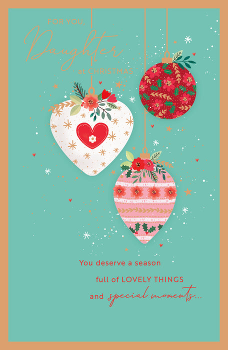 UKG 'Simply Traditional Daughter' Christmas Card