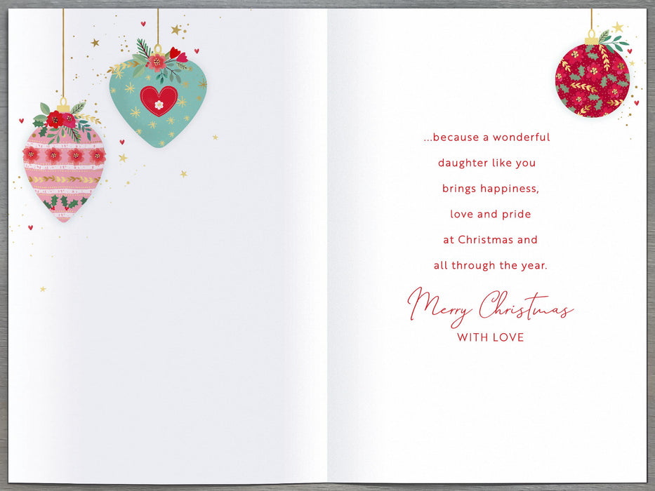 UKG 'Simply Traditional Daughter' Christmas Card