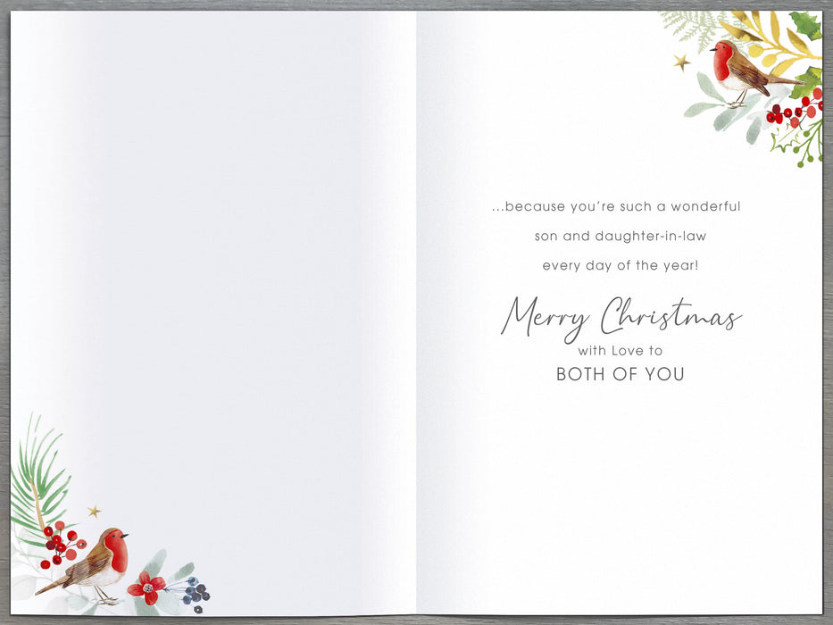 UKG 'Simply Traditional Son & Daughter In Law' Christmas Card