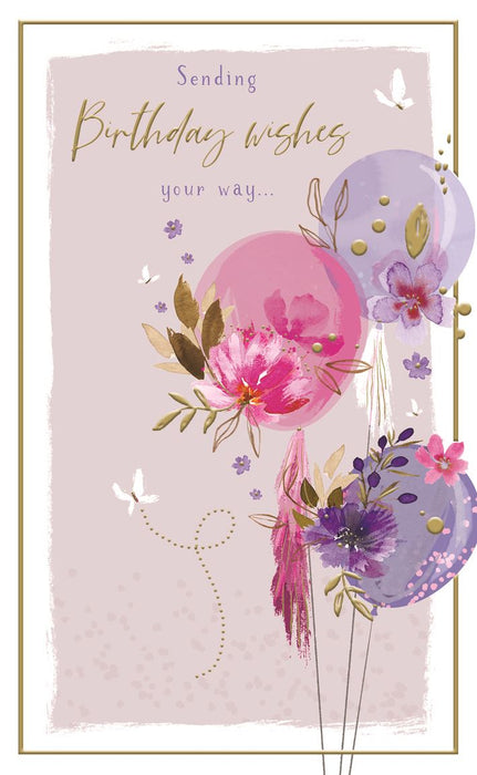 ICG 'Sending Birthday Wishes Your Way' Birthday Card
