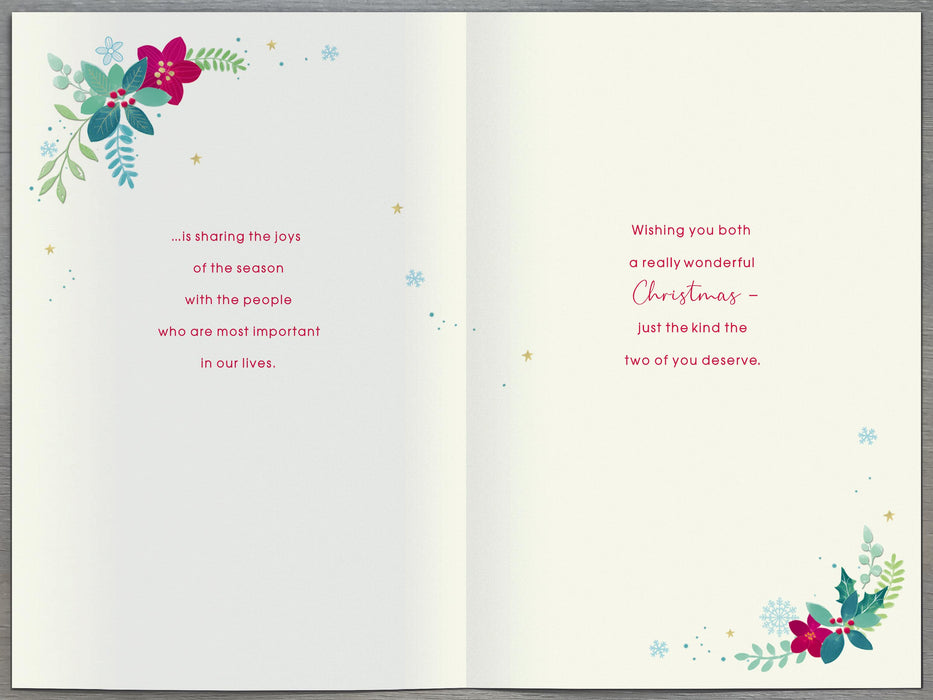 UKG 'Simply Traditional To Special Couple' Christmas Card