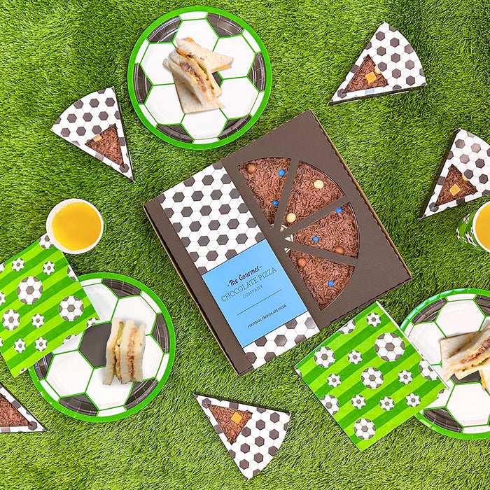 The Gourmet Pizza Company Football Chocolate Pizza Slice