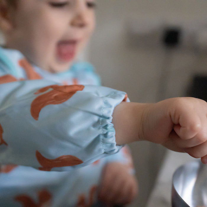 Ziggle Coverall Feeding Bib Squirrels