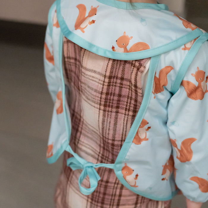 Ziggle Coverall Feeding Bib Squirrels