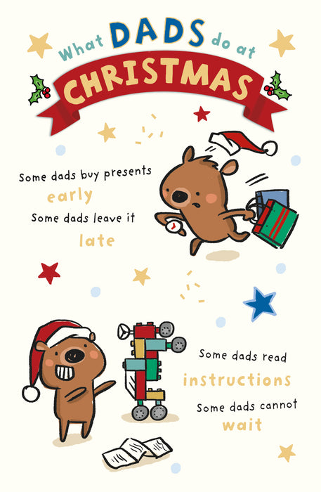 UKG 'What Dad's Do At Christmas' Christmas Card