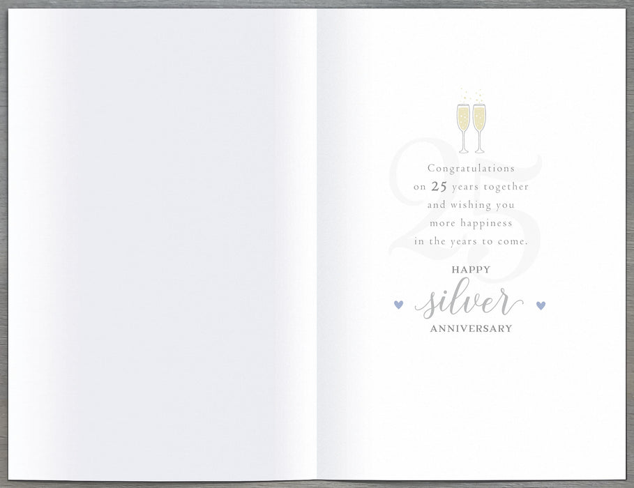 UKG '25th Wedding Anniversary' Card
