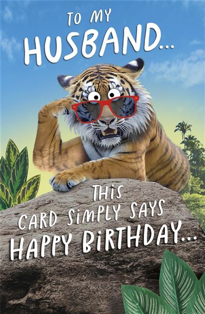 UKG 'To My Husband' Birthday Card