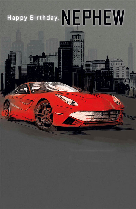 UKG ' Birthday Nephew' Birthday Card