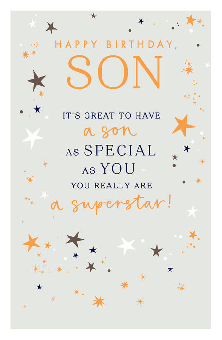 UKG 'Happy Birthday Son' Birthday Card