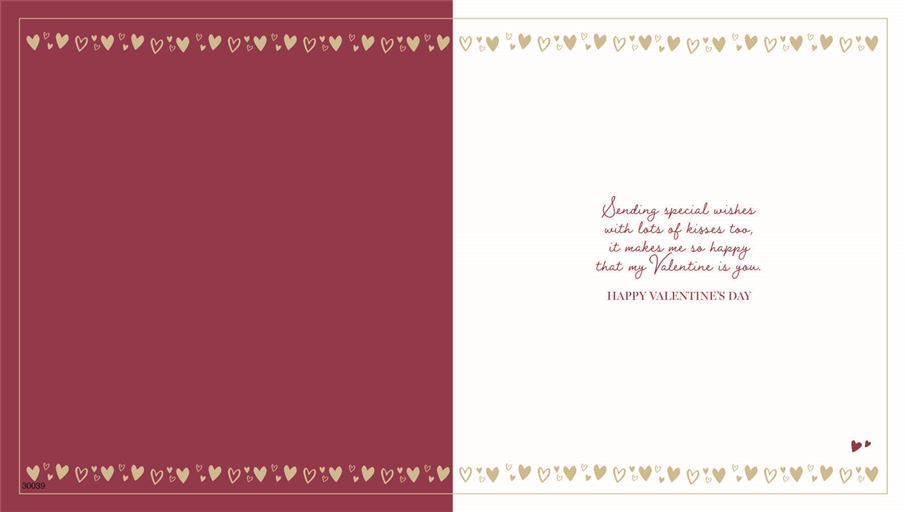 ICG 'For My Wonderful Husband' Valentine Card