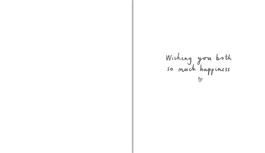 Paperlink 'Just Married' Wedding Card