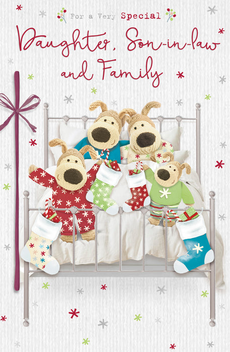 UKG 'Boofle Daughter & Son In Law & Family' Christmas Card