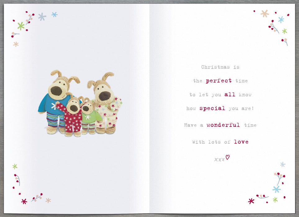 UKG 'Boofle Daughter & Son In Law & Family' Christmas Card