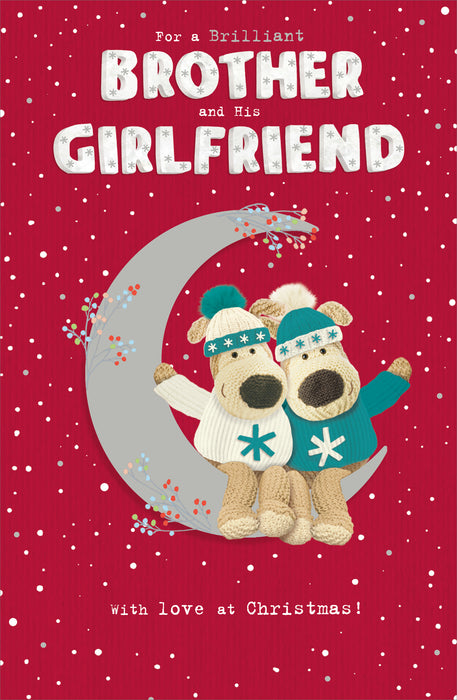 UKG 'Boofle Brother & Girlfriend Cute' Christmas Card