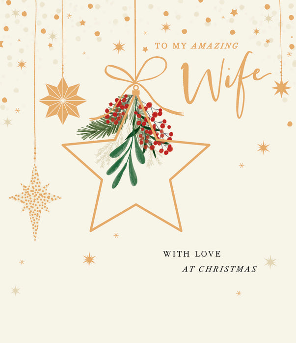 UKG ' To My Amazing Wife' Christmas Card