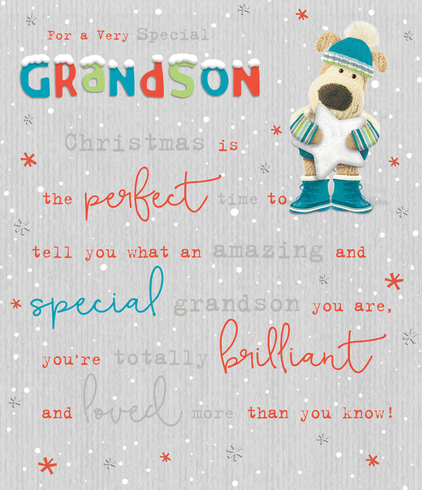 UKG 'Boofle Grandson' Christmas Card