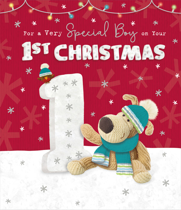 UKG 'Boofle Baby's 1st Boy' Christmas Card