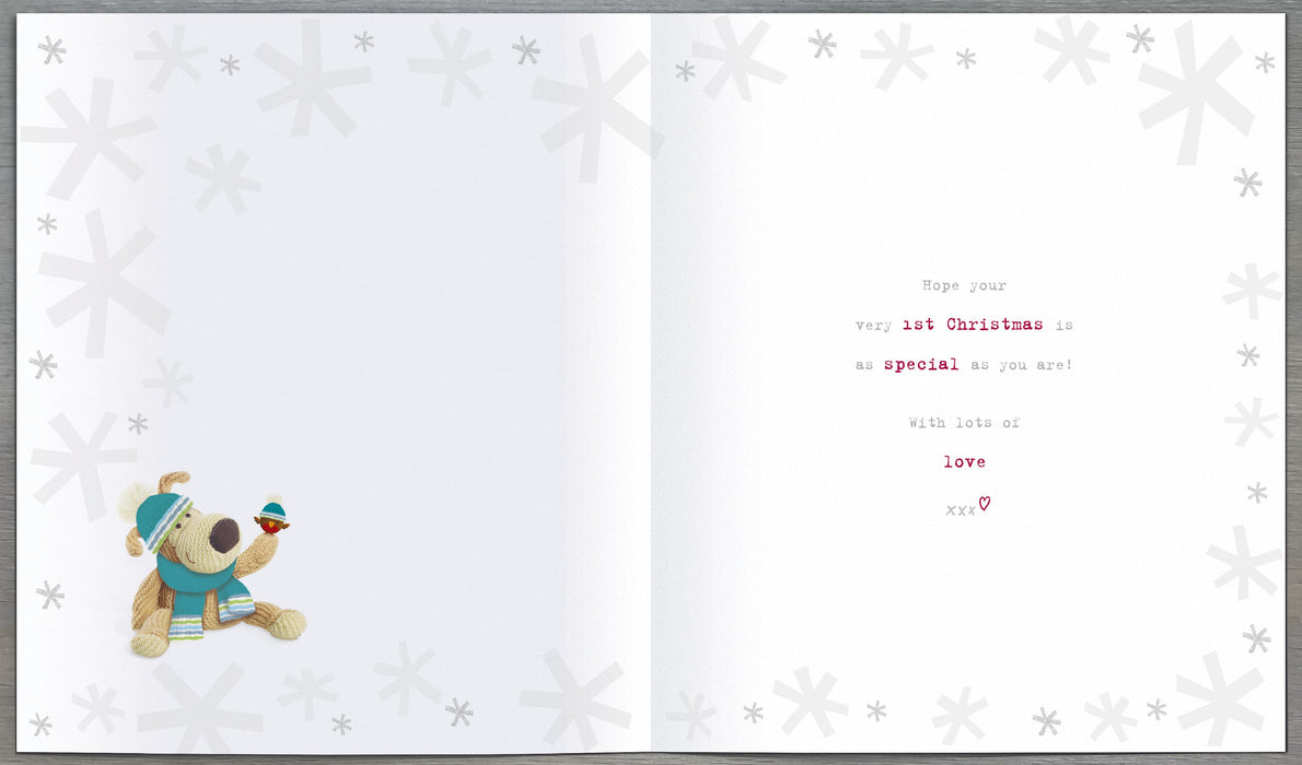 UKG 'Boofle Baby's 1st Boy' Christmas Card