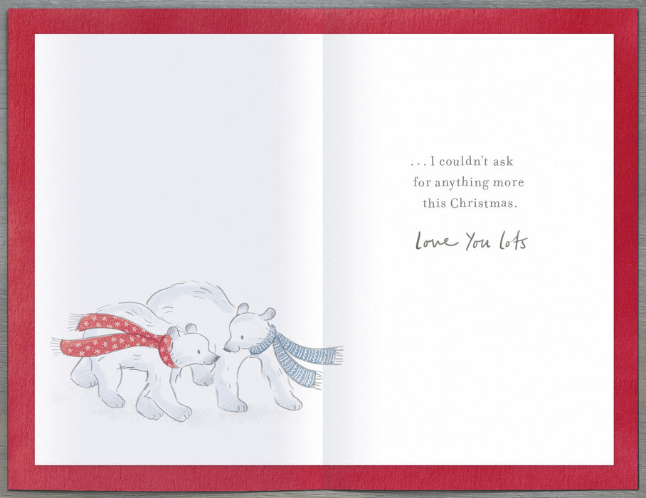 UKG 'About a Bear Husband Cute' Christmas Card