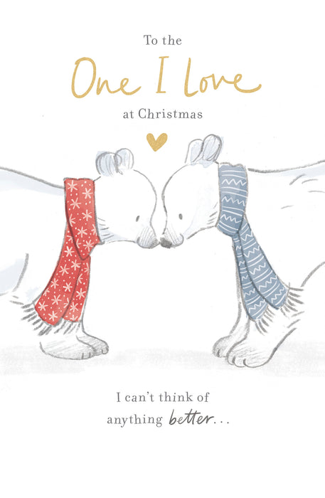 UKG 'About a Bear One I Love Cute' Christmas Card