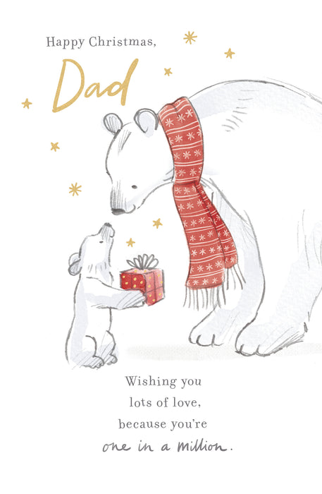 UKG 'About a Bear Dad Cute' Christmas Card