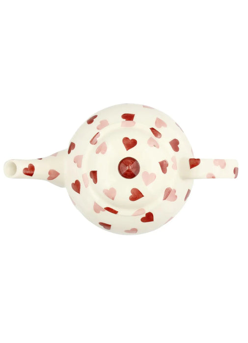 Emma Bridgewater Pink Hearts 4 Mug Teapot Boxed