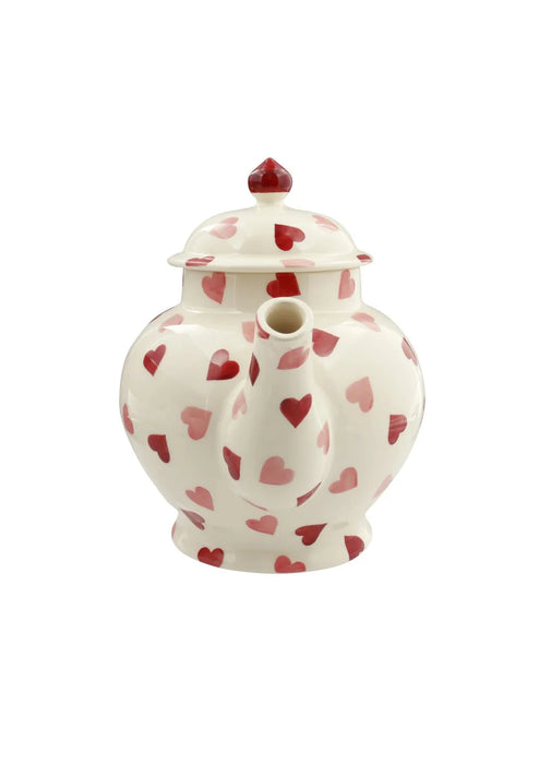Emma Bridgewater Pink Hearts 4 Mug Teapot Boxed
