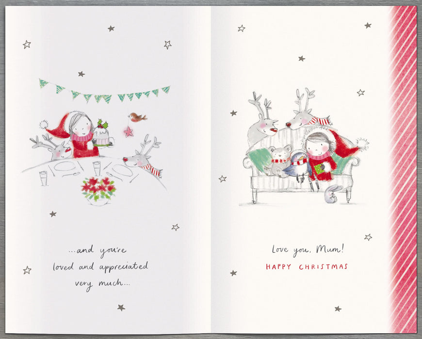 UKG 'Ickle Santa Mum Cute' Christmas Card