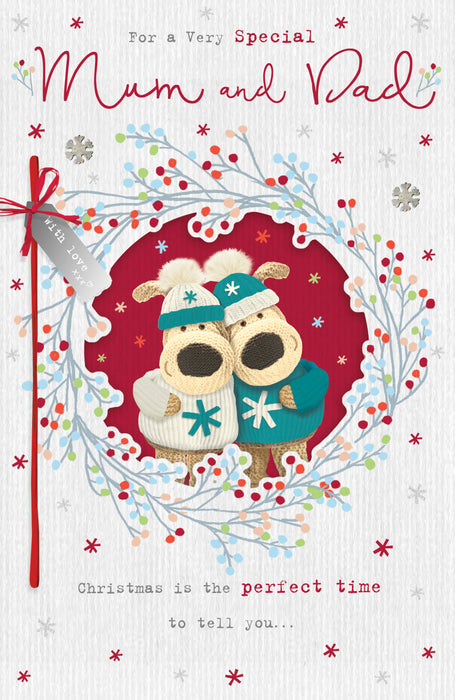 UKG 'Boofle Mum & Dad' Christmas Card