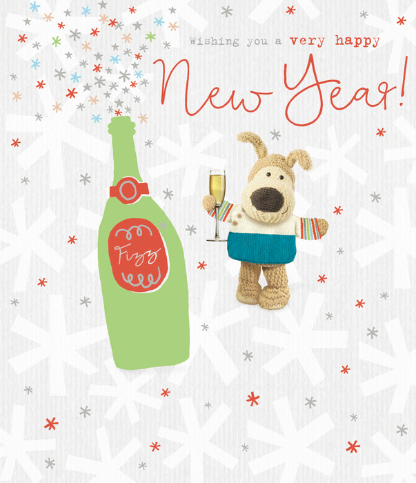UKG 'Boofle New Year Cute' Christmas Card