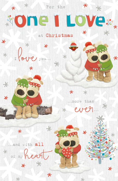 UKG 'Boofle One I Love Cute' Christmas Card