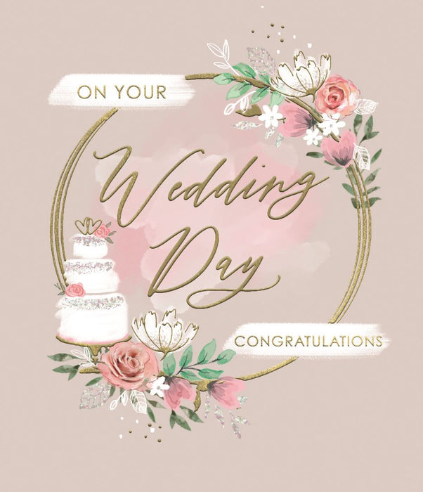 ICG 'On Your Wedding Day Congratulations' Wedding Card