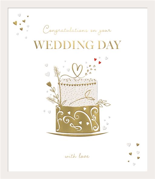 ICG 'Congratulations On Your Wedding Day' Wedding Card
