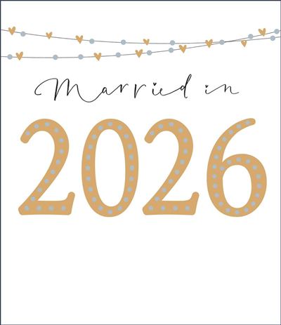UKG 'Married In 2026' Wedding Card