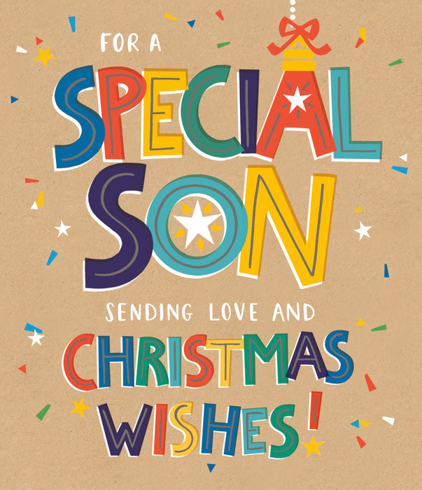 UKG 'For A Special Son' Christmas Card