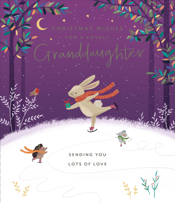 UKG 'For A Lovely Granddaughter' Christmas Card