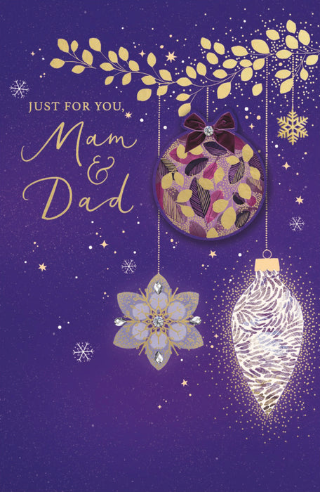 UKG 'Just For You Mam & Dad' Christmas Card