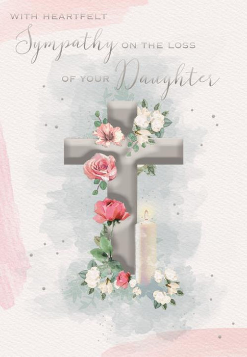 ICG 'On The Loss Of Your Daughter' Sympathy Card