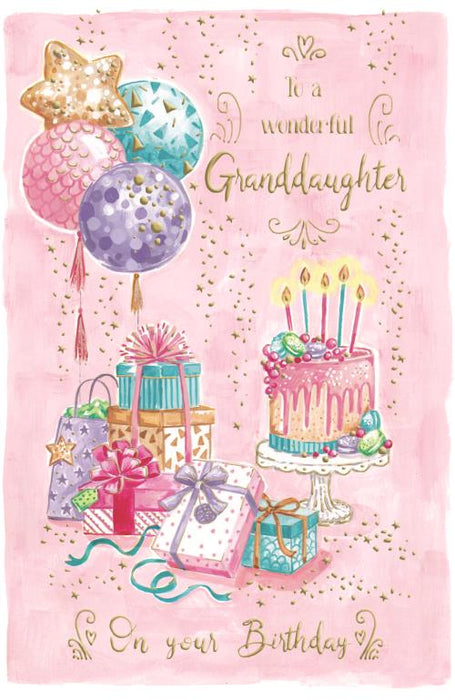 ICG To A Wonderful Granddaughter Birthday Card