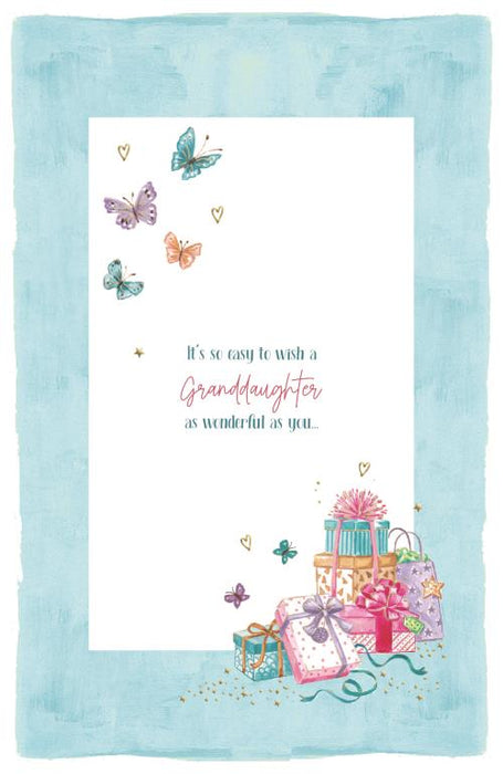 ICG To A Wonderful Granddaughter Birthday Card
