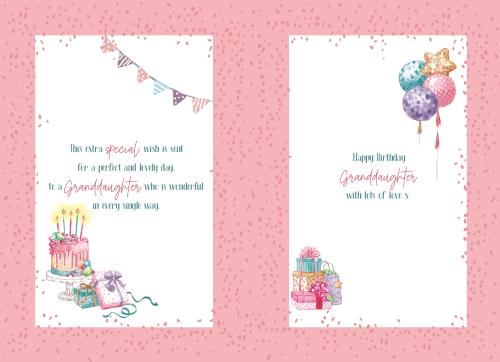 ICG To A Wonderful Granddaughter Birthday Card