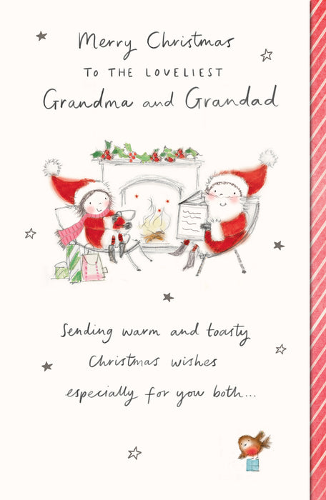 UKG 'Santa Grandma & Grandad' Christmas Card