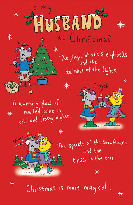 UKG 'Giggles Husband' Christmas Card