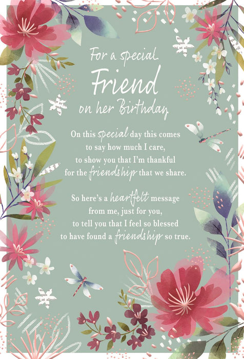 ICG Happy Birthday Special Friend Card