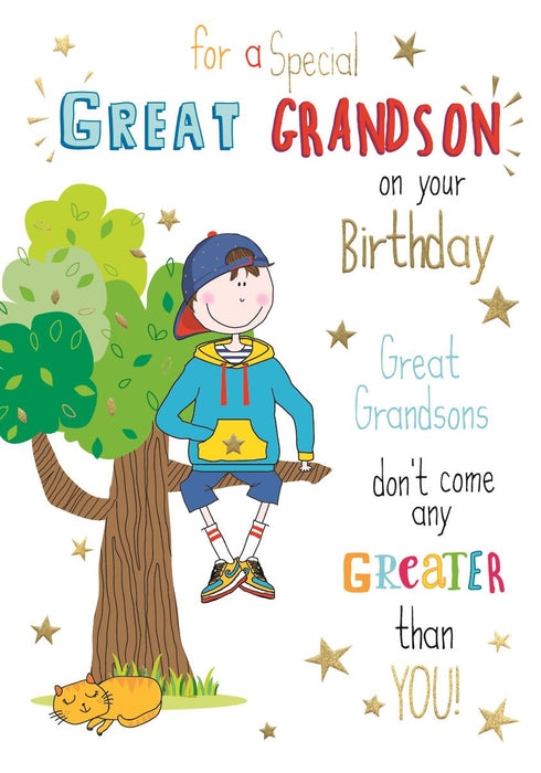 ICG 'For A Special Great Grandson' Birthday Card