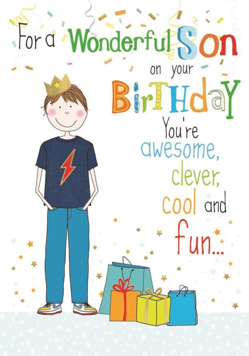 ICG 'For A Wonderful Son' Birthday Card