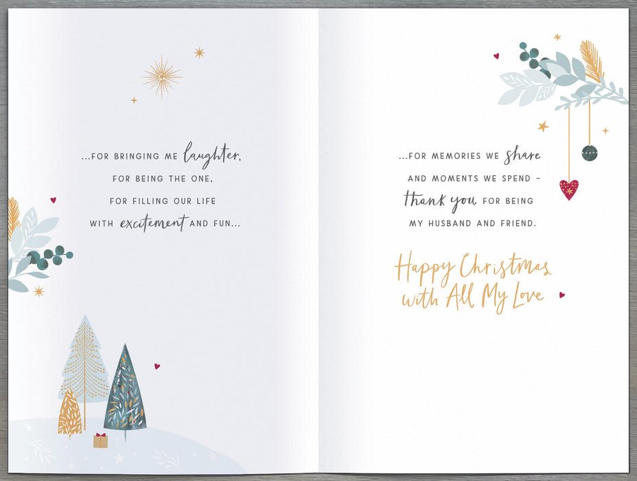 UKG 'For My Husband' Christmas Card