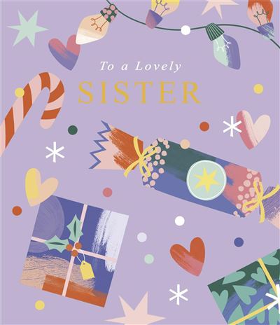 UKG 'To A Lovely Sister' Christmas Card