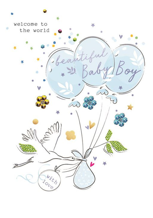 ICG 'Welcome To The World New Baby Boy' New Baby Card